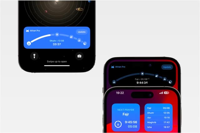 Athan Pro for iOS Adds Live Activities and Widgets to Minimise the Likelihood of Missing Prayers