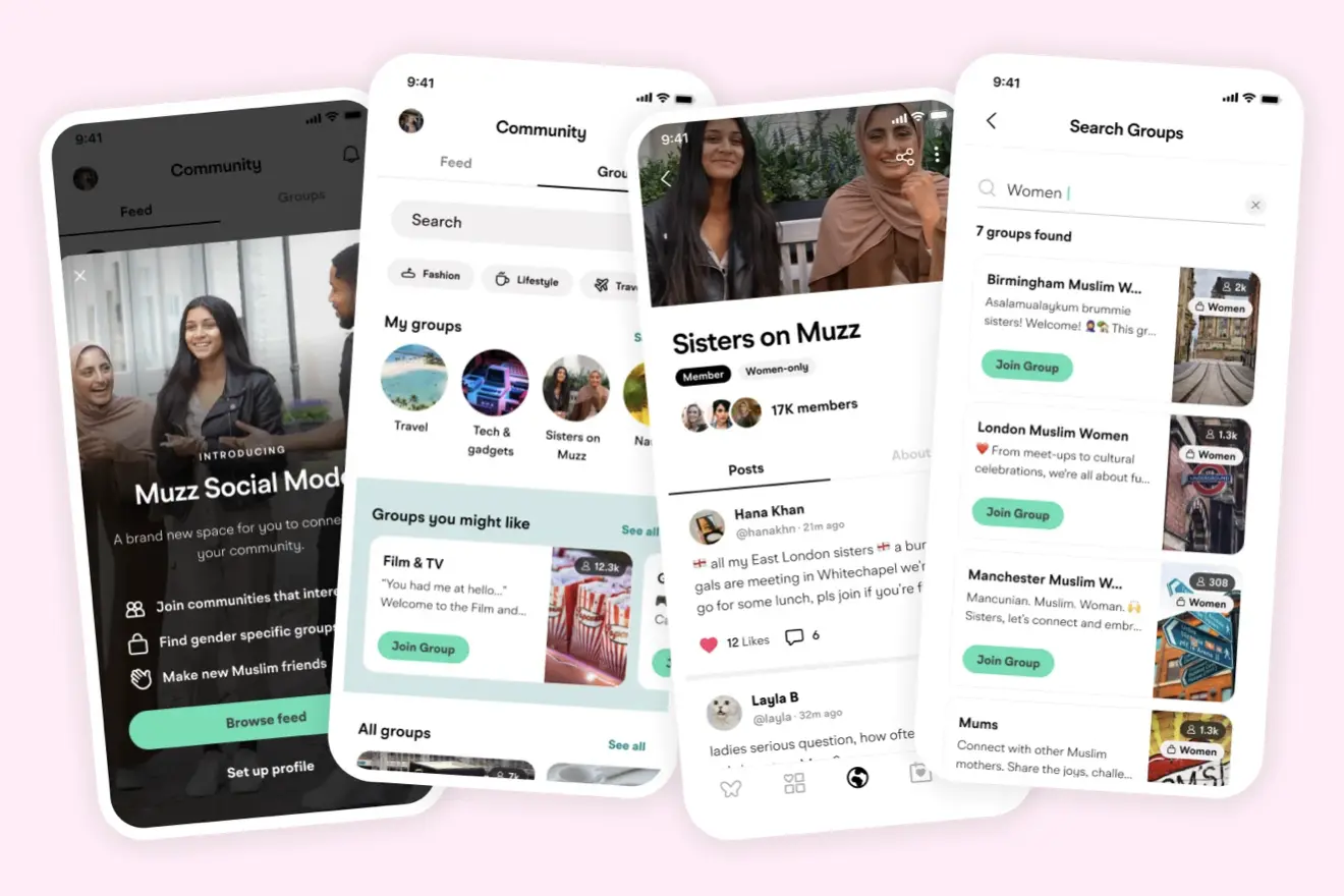 Users can join groups based on their interests, location, and other preferences